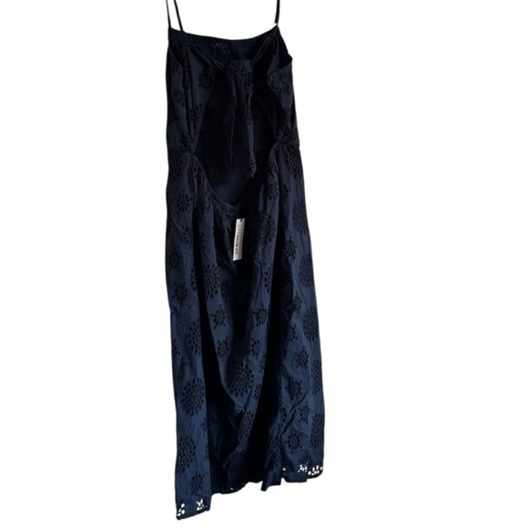 NWT Michael Stars Women's Admiral Halter Allora Cotton Midi Gauze Dress Sz L - Picture 1 of 10